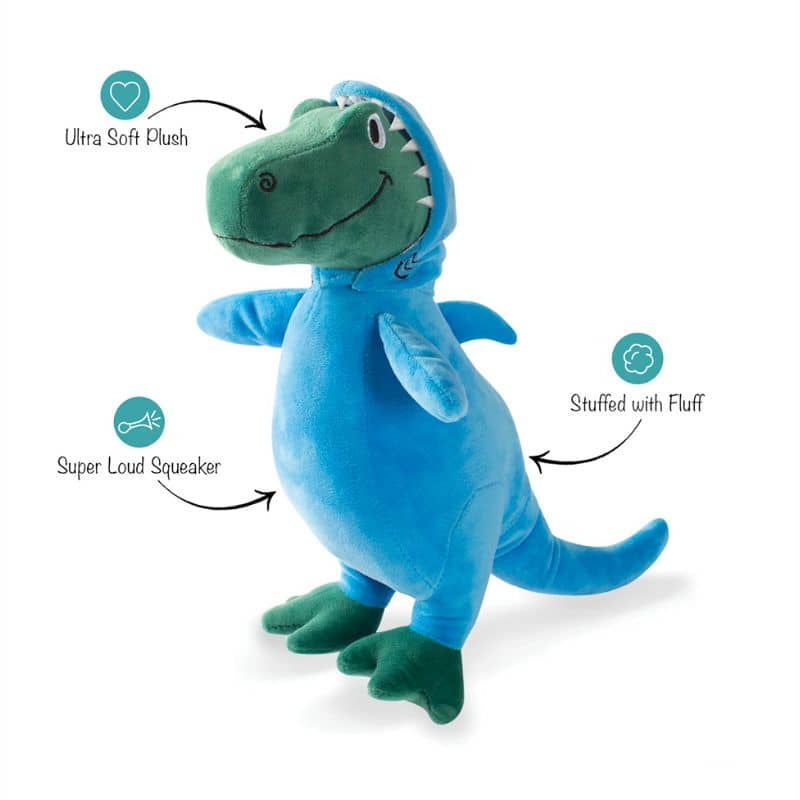 PELUCHE POUR CHIEN - DINOSAURE REQUIN 🦈 - Image 4