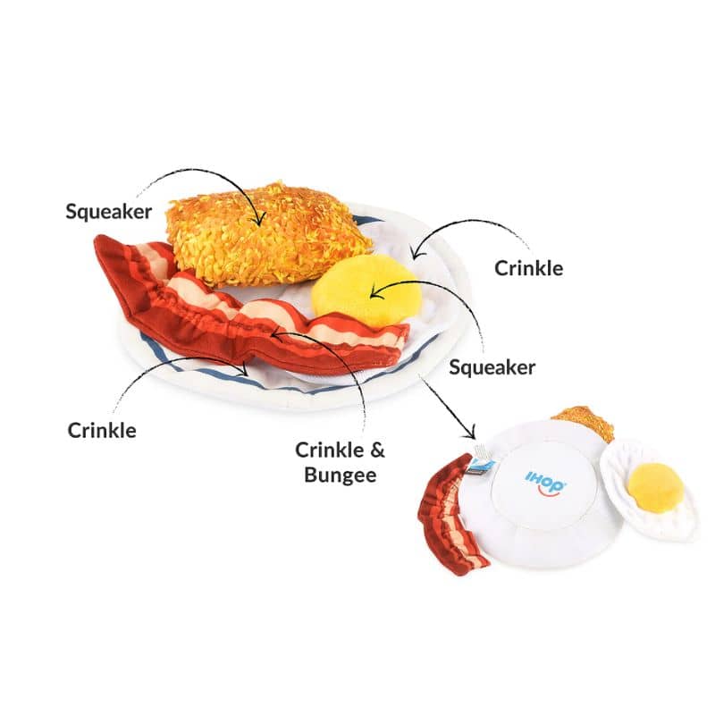 PELUCHE POUR CHIEN PLAY x IHOP - ENGLISH BREAKFAST đ„ - Image 3