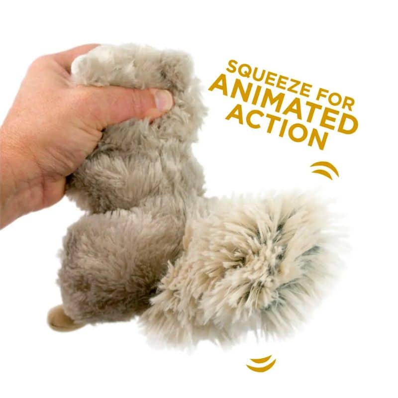 PELUCHE QUI BOUGE POUR CHIEN - ÉCUREUIL 🐿️ - Image 2