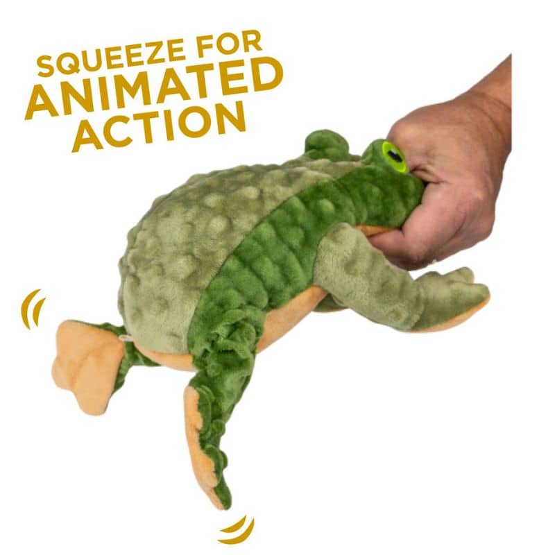 PELUCHE QUI BOUGE POUR CHIEN - GRENOUILLE 🐸 - Image 2