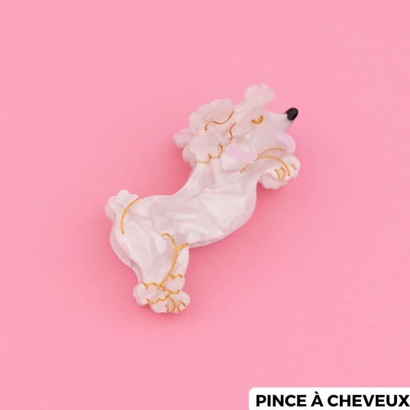PINCE À CHEVEUX / BARRETTE - CANICHE (2 TAILLES DISPO) - Image 4