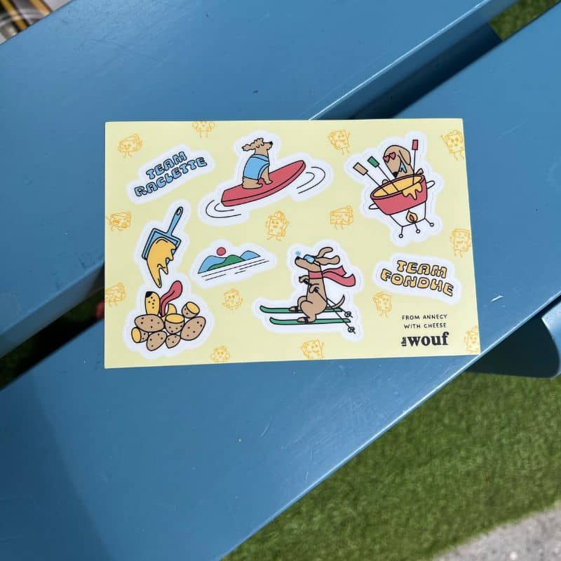 PLANCHE DE STICKERS SOUVENIR D'ANNECY - Image 4