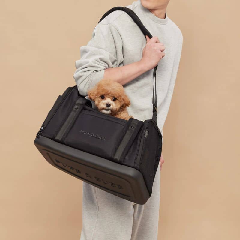 SAC DE TRANSPORT POUR CHIEN ET CHAT HOMOLOGUÉ AVION - "ONBOARD TRAVEL PET CARRIER" NOIR ✈️ - Image 3