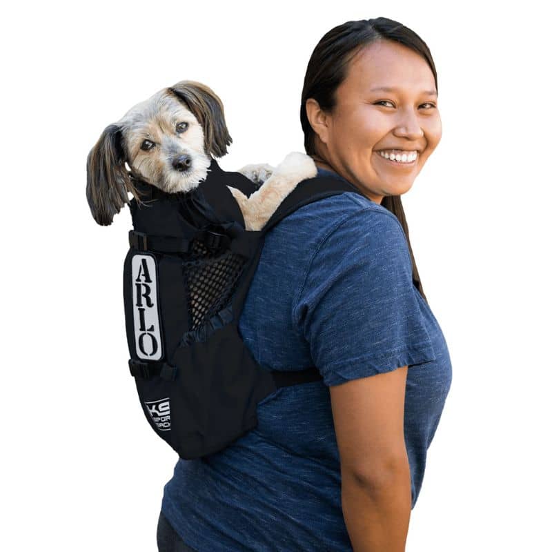 SAC À DOS DE TRANSPORT ET RANDONNÉE POUR CHIEN - AIR 2 NOIR - Image 2