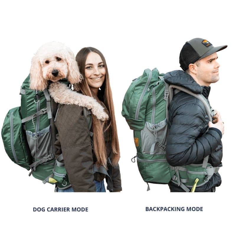 SAC À DOS DE TRANSPORT ET RANDONNÉE POUR GRAND CHIEN - KOLOSSUS NOIR - Image 3