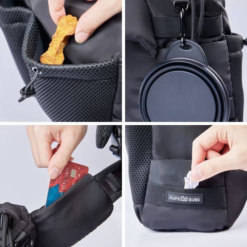 SAC BALADE AVEC NOMBREUX RANGEMENTS - NOIR - Image 3