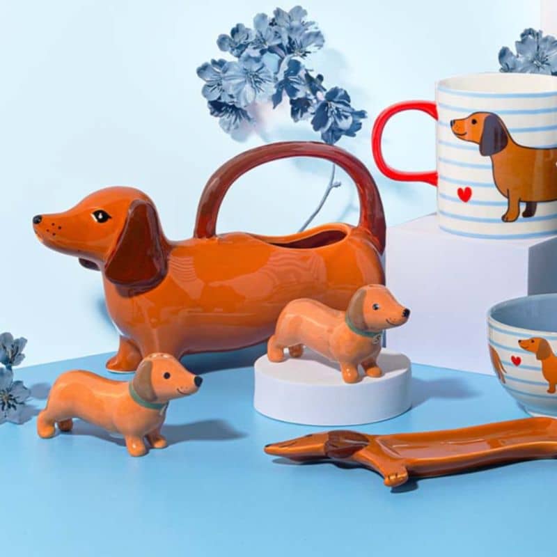 ARROSOIR EN CÉRAMIQUE - CHIEN TECKEL - Image 3