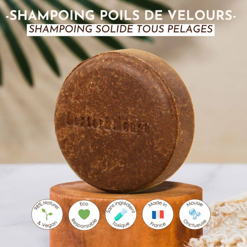 Shampoing solide pour chien Poils de velours - tous pelages - Image 5