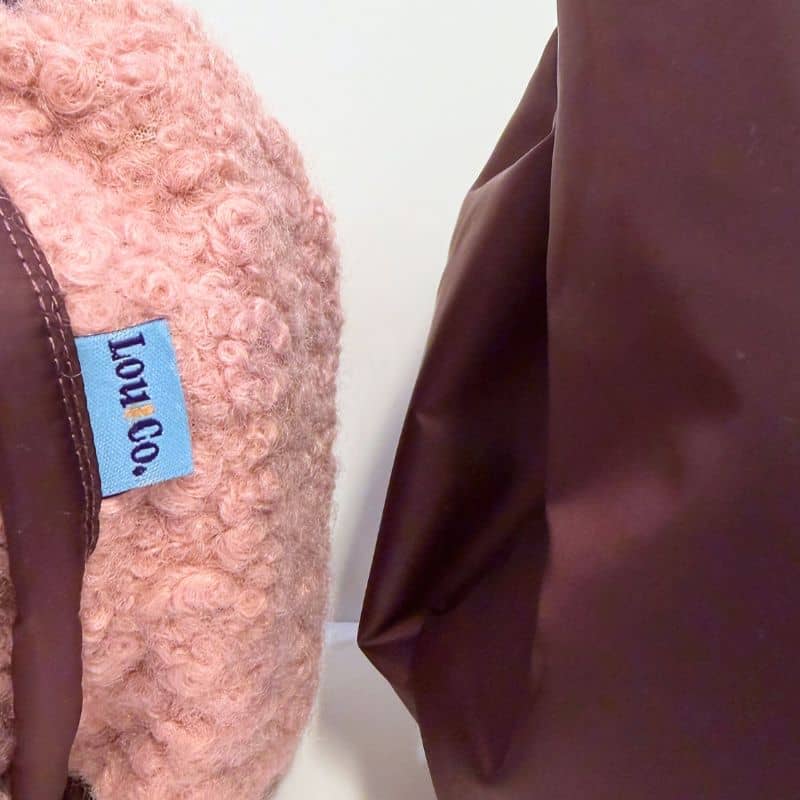 SNOOD HIVER WATERPROOF ET FOURRÉ POUR CHIEN - BURGUNDY ET ROSE - Image 2
