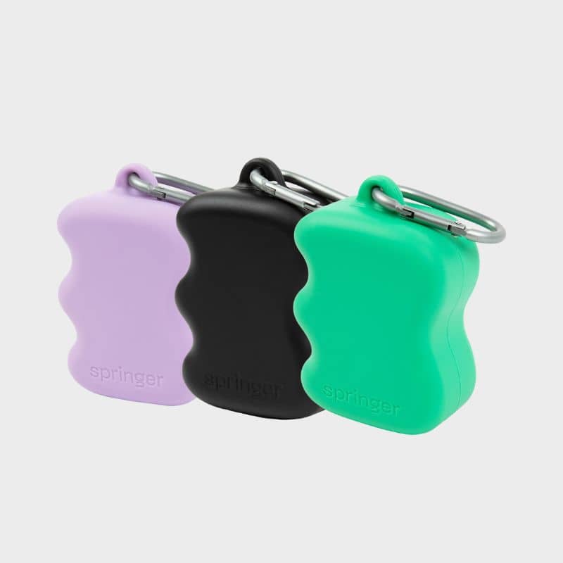 POCHETTE À FRIANDISES SILICONE - LILAS, NOIR OU VERT