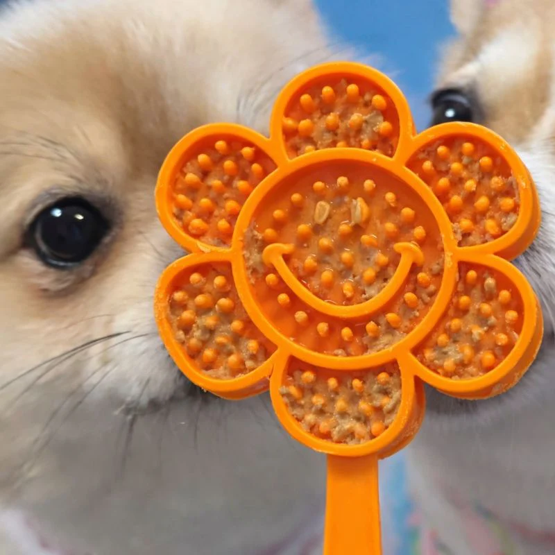 TAPIS DE LÉCHAGE À TENIR MOTIF FLEUR POUR CHIEN - LICK POP - Image 3