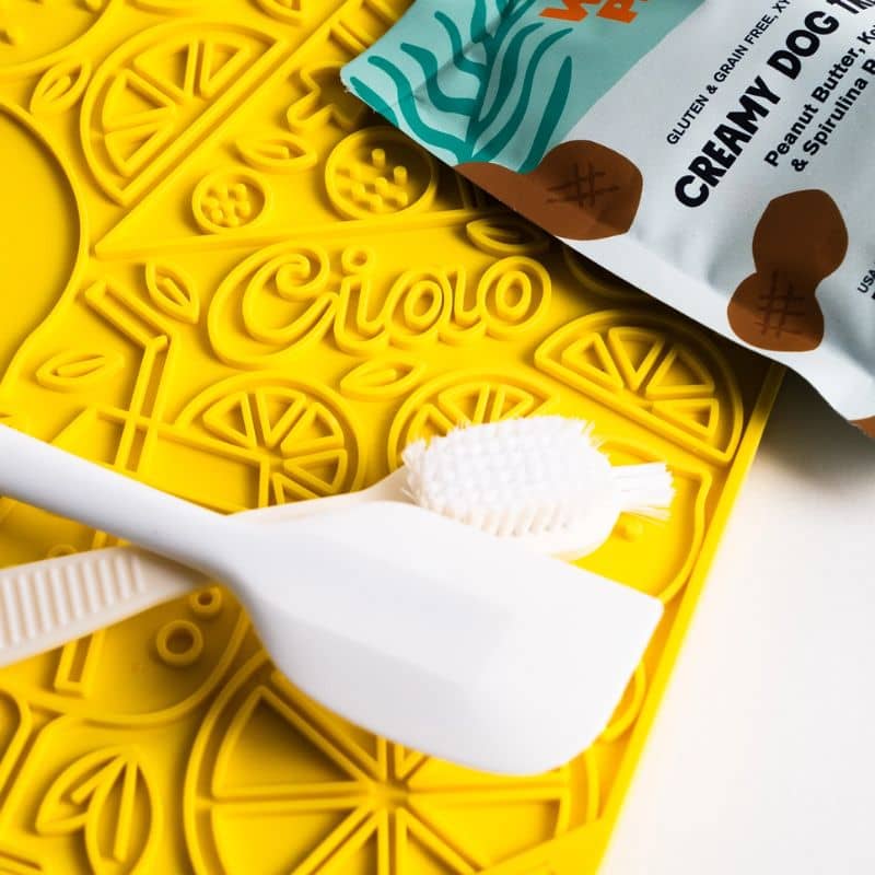 TAPIS DE LÉCHAGE ET D’OCCUPATION POUR CHIEN ET CHAT - LIMONCELLO 🍋 - Image 4