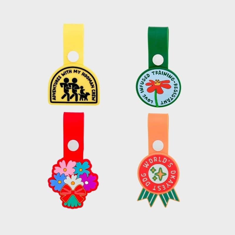 MÉDAILLE POUR CHIEN À CLIP - THE DAILY CLIP (4 DESIGNS AU CHOIX)