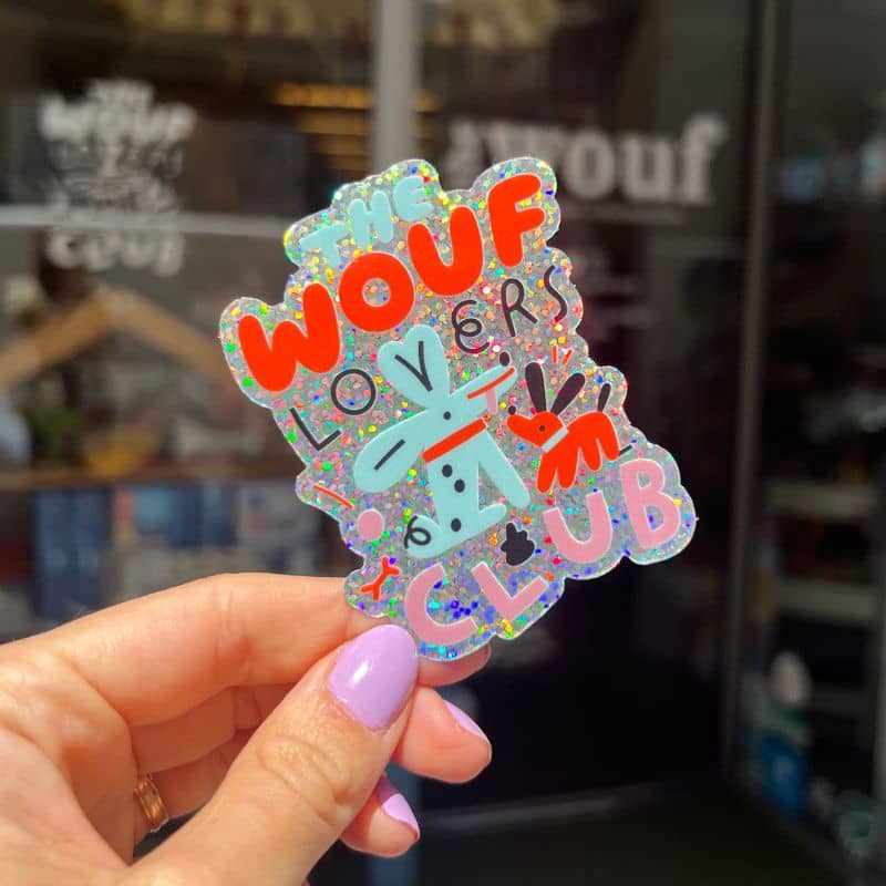 STICKER GLITTER - THE WOUF LOVERS CLUB PAILLETTES 💖 - Image 2