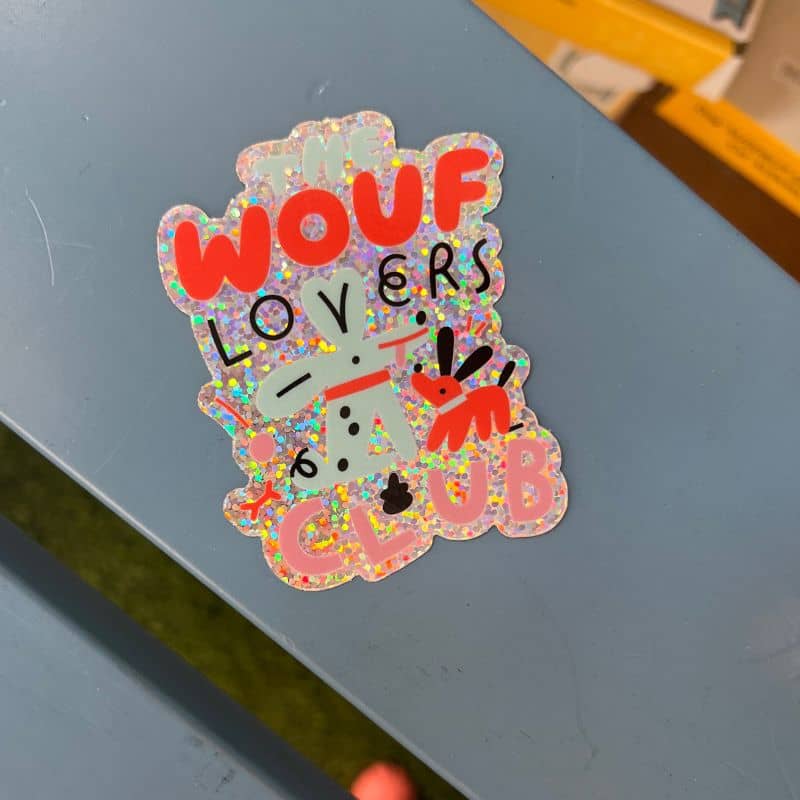 STICKER GLITTER - THE WOUF LOVERS CLUB PAILLETTES 💖 - Image 5