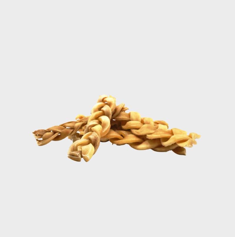 TRESSE DE PEAU DE TÊTE DE BOEUF RÉSISTANTE À MASTIQUER POUR CHIEN