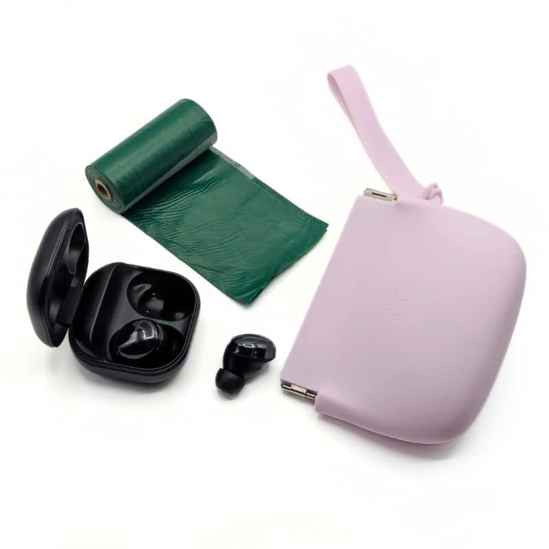 POCHETTE À FRIANDISES SILICONE (OUVERTURE À UNE MAIN) - LILAS OU GRIS - Image 5
