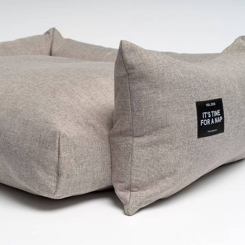 LIT CANAPÉ DÉHOUSSABLE POUR CHIEN - GRIS - Image 5