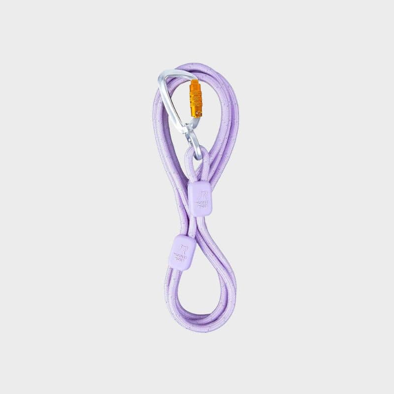 LAISSE RÉFLÉCHISSANTE EN CORDE POUR CHIEN - MAUVE LAVENDER (2 TAILLES DISPO) - Image 4