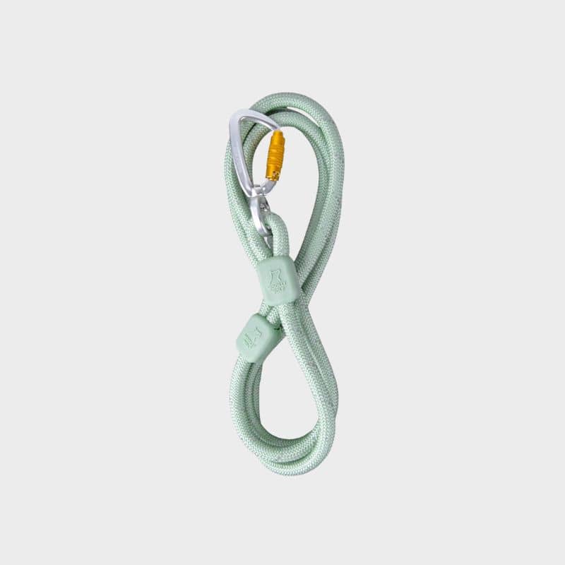 LAISSE RÉFLÉCHISSANTE EN CORDE POUR CHIEN - VERT GLACIER (2 TAILLES DISPO) - Image 5