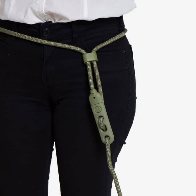 LAISSE MAINS-LIBRES POUR CHIEN - VERT KAKI - Image 3